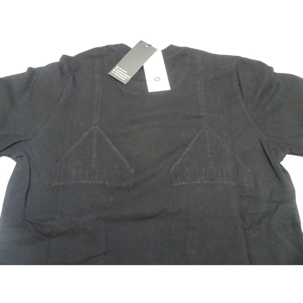 Seta Apparel Women's Bralette T-Shirt, 2XL, Black - Picture 7 of 7